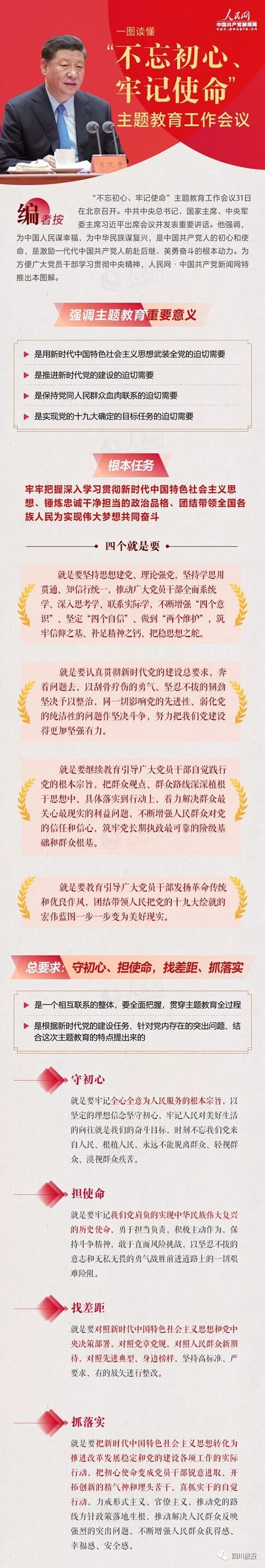 不忘初心、牢记使命| 一图读懂“不忘初心、牢记使命”主题教育工作会议