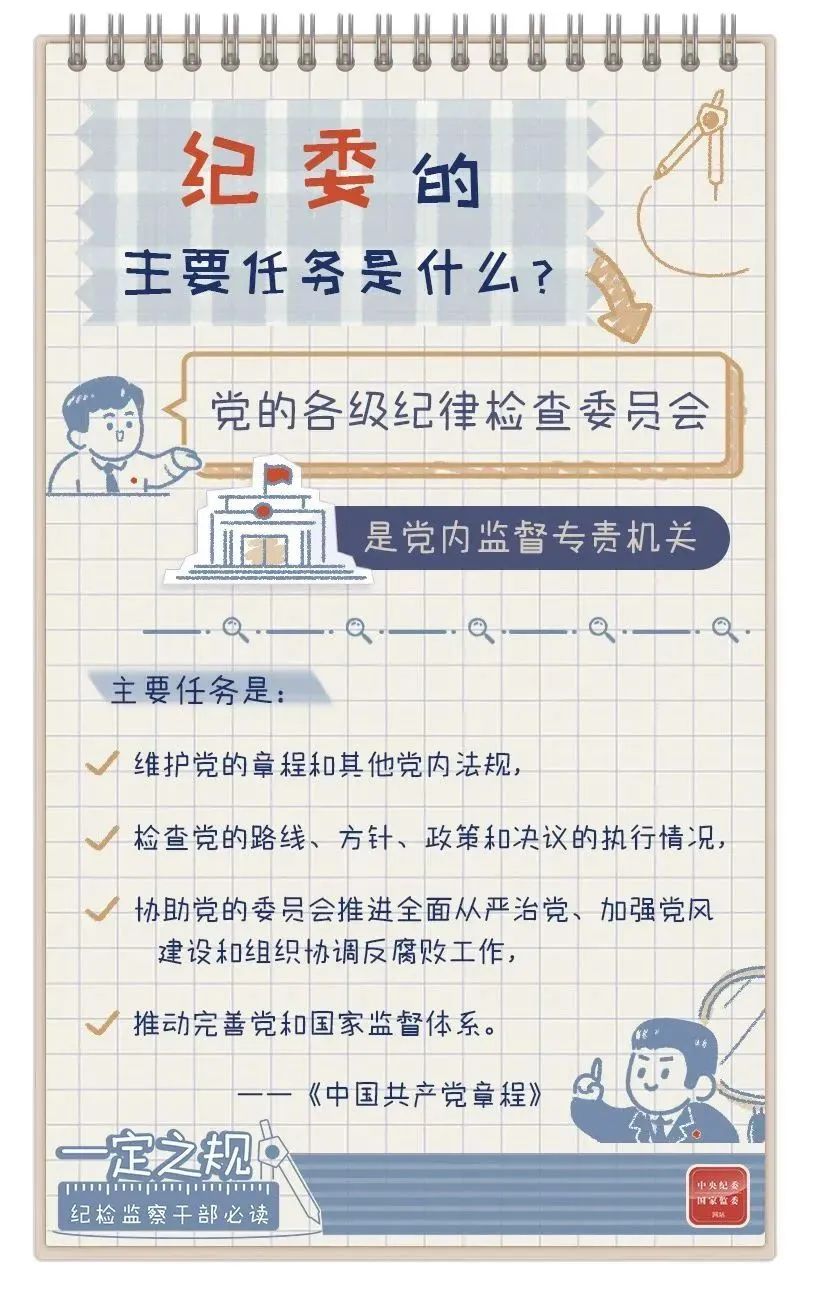 一定之规：纪委的主要任务是什么？
